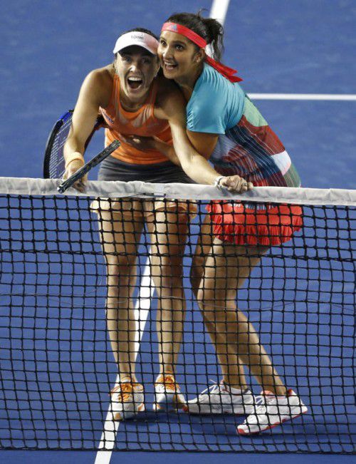 Im Moment unantastbar: Martina Hingis (l.) und Sania Mirza.