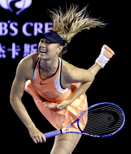 Melbourne-Vorjahrsfinalistin Maria Scharapowa feierte ihren ersten der nunmehr 600. Siege auf der WTA-Tour vor 16 Jahren.