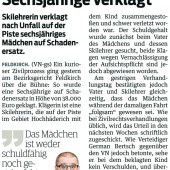 Klage gegen Kind vom Gericht abgewiesen