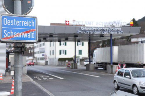 150 Personen haben im Jahr 2015 die Grenze zwischen Liechtenstein und Österreich illegal passiert.