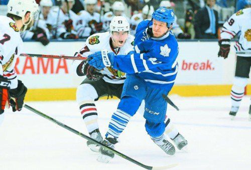 Abschied aus Toronto? Der Vertrag von Nationalteamstürmer Michael Grabner (r.) bei den Maple Leafs geht zu Ende.