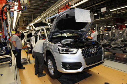 Der deutsche Autohersteller Audi hat in der San José Chiapa gerade eine Vorzeigefabrik für seine SUV errichtet.