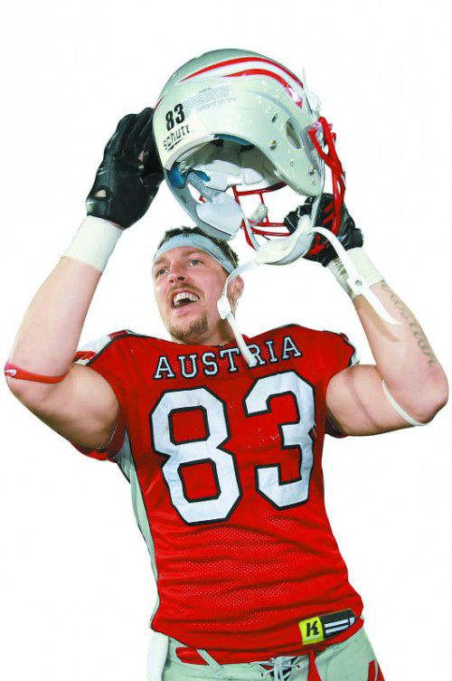 Christian Steffani im Dress der Nationalmannschaft.