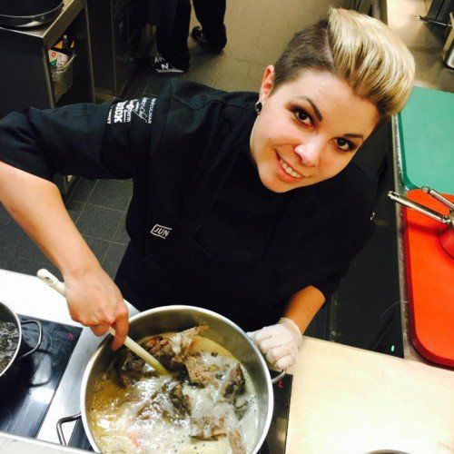 Christina Steindl: „Im Wettbewerb habe ich zum ersten Mal Latschenkiefer verwendet. Ich war überrascht, wie sensationell das schmeckt.“