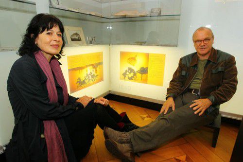 „Der Mensch ist verschieden“ lautet der Titel des Buches, das die bekannten Schriftsteller Monika Helfer und Michael Köhlmeier gemeinsam verfasst haben. foto: vn-hofmeister