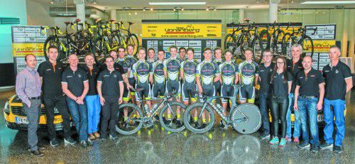 Das Team Vorarlberg startet mit 14 Fahrern in die 18. Saison. Höhepunkt ist die Österreich-Radrundfahrt, die vom 3. bis 10. Juli 2016 stattfindet.