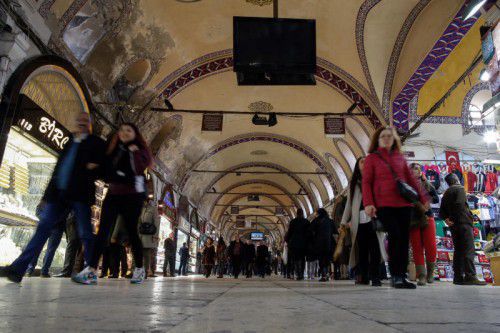 Der Große Basar in Istanbul soll ab März aufwendig saniert werden. Er zieht jährlich Millionen Besucher an.