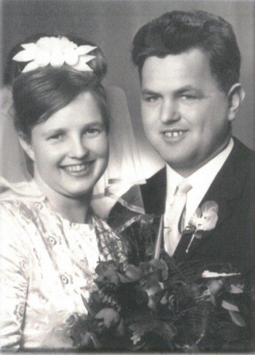 Der schönste Tag im Leben: Lydia Meusburger und Georg Moosbrugger am Hochzeitstag.