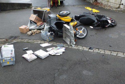 Der Unfall hatte zwei Verletzte zur Folge.