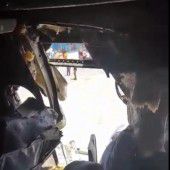 Flugzeug muss nach  Explosion notlanden