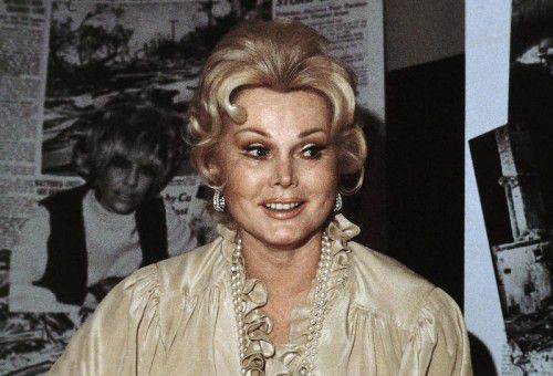 Die in Ungarn geborene US-Schauspielerin Zsa Zsa Gabor, hier auf einem Foto von 1978, feiert ihren 99. Geburtstag.