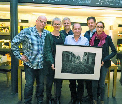 Fotografen Röber Thomas, Angela Lamprecht, Thomas Salvato, Arno Kuen, Uwe Kremmel und Bettina Gmeiner-Winder (v. l.).