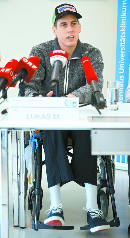 Für Lukas Müller beginnt heute die Therapie in Bad Häring.