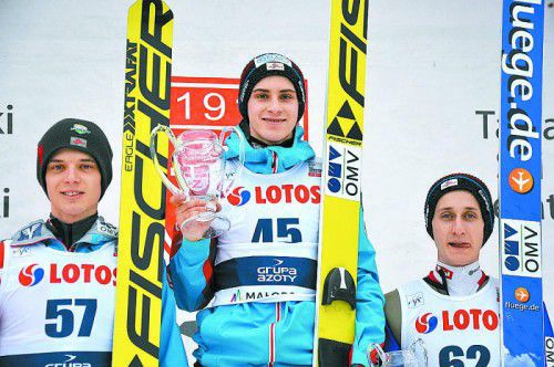 Hatte in Zakopane gut lachen: Ulrich Wohlgenannt vom SC Kehlegg gewann die beiden Kontinentalspringen in Polen.