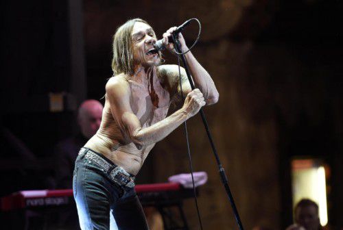 Iggy Pop gibt trotz früherer Eskapaden noch immer alles.
