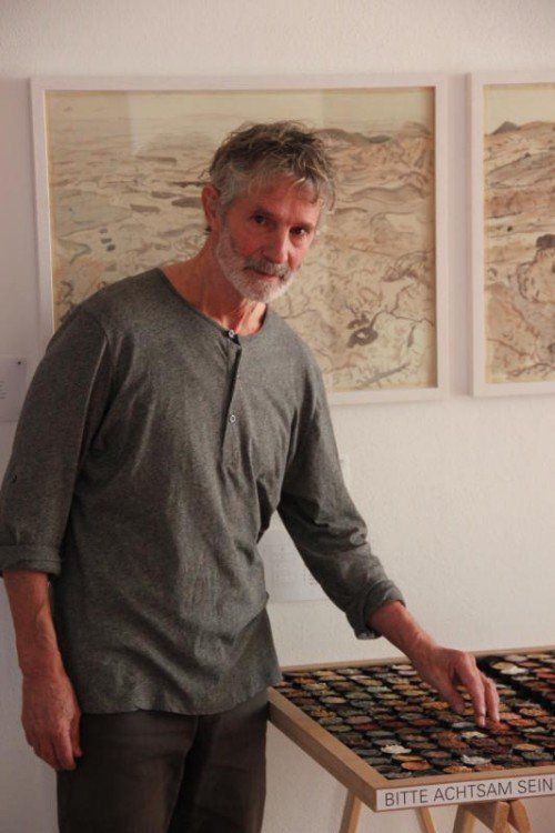 Künstler Hannes Ludescher zeigt Arbeiten auf der Art Bodensee.