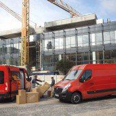 Büro, Imbissstand, Campingbus