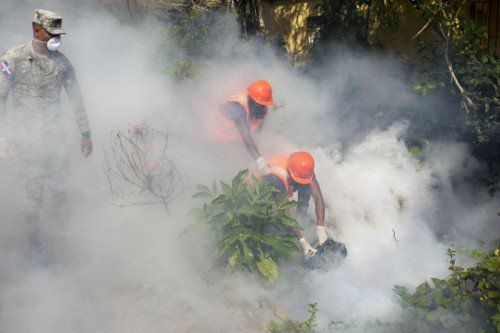 Präventivmaßnahmen in Lateinamerika: Tausende Soldaten versprühen Insektengift an Brutstätten der Mücken, die das Zika-Virus übertragen.