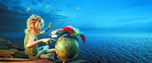 Sehr frei nach Daniel Defoe steht in dieser Robinson-Adaption eher die Tierwelt um Papagei Dienstag im Vordergrund.