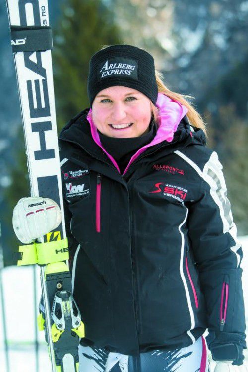 Stockerlplatz im Riesentorlauf: Vanessa Nussbaumer.