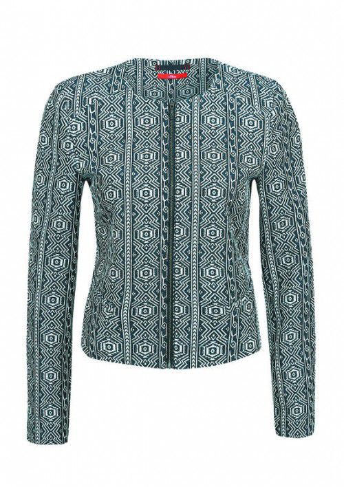 Trendmuster: Jacquard-Blazer mit lässigem Aztekenmuster. Gesehen bei s.Oliver um 79,99 €.