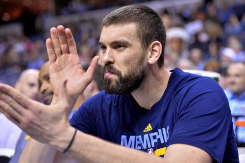 Unterstützt die Grizzlies von der Bank: Marc Gasol.