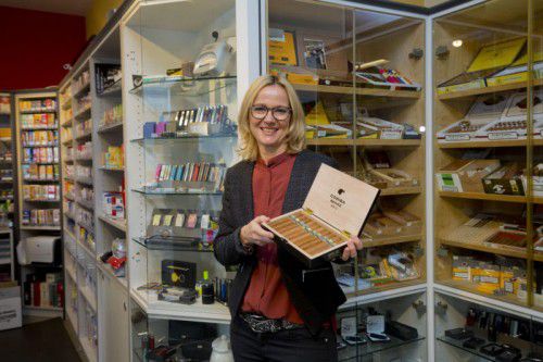 Ursula Uecker vertritt seit vielen Jahren mit Leib und Seele die Interessen der Vorarlberger Tabaktrafikanten.