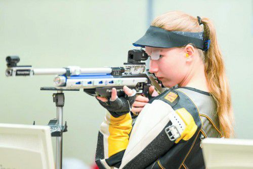 Verena Zaisberger und die USG Altach stehen im Viertelfinale der Gewehr-Bundesliga.