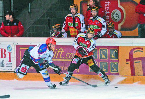 VEU-Stürmer Daniel Fekete verbuchte gegen Kapfenberg neun Tore und drei Assists und wurde zum Spieler der Serie gewählt.