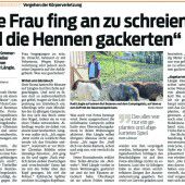 Teller auf dem Kopf zertrümmert: Warten auf die letzte Zeugin