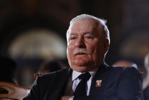Walesa war von 1990 bis 1995 polnischer Präsident.