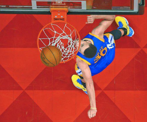 Warriors-Star Stephen Curry verbuchte 36 Punkte.