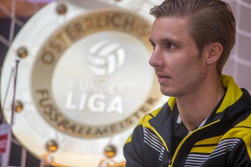Wieder fit, aber kein Blick für den Meisterteller: SCRA-Kapitän Philipp Netzer ist fokusiert.