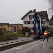Götzis erneuert Wasserleitung