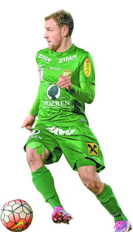 Austrias Toptorschütze Julian Wießmeier kehrt heute gegen den LASK in die Mannschaft zurück.