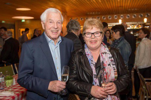 Bregenz-Gründungsmitglied Erich Pipp mit seiner Tochter.