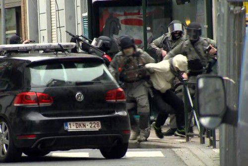 Der mutmaßliche Attentäter Salah Abdeslam war am Freitag in Brüssel gefasst worden.