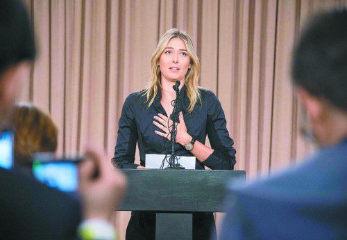 Des Dopings überführt: Maria Scharapowa.