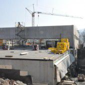 Hochbau für neue Turnhalle abgeschlossen