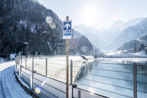 Die Loipen im Innermontafon sind einheitlich beschildert.