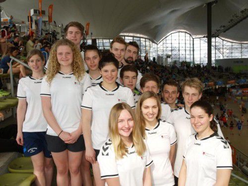 Die Vorarlberger zeigten bei der internationalen Head Trophy der Schwimmer in München auf.