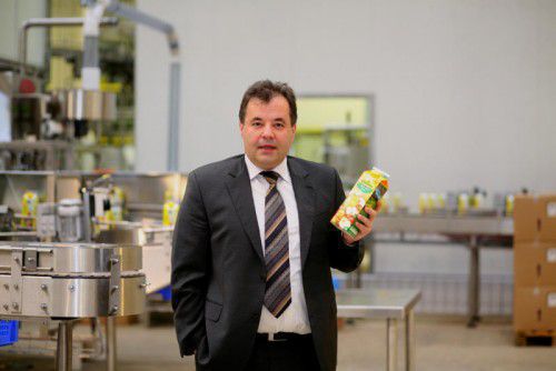 Der Lauteracher Fruchtsaftproduzent Peter Pfanner hat heuer wie seine Mitbewerber mit einer Missernte bei Äpfeln und Trauben zu kämpfen. Peroutka