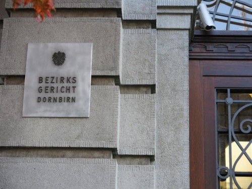 Überwachungskamera, elektronisch verschließbare Türe, Gegensprechanlage: Beim Bezirksgericht Dornbirn herrscht der Idealzustand.