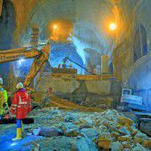 Großbaustelle unter Tage: Obervermuntwerk II