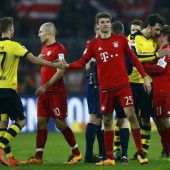 Die Bayern hielten Dortmund auf Distanz