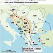 Die Balkan-Route ist nun faktisch geschlossen