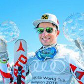 Skiweltcupsieger Marcel Hirscher im Kugel-Glück