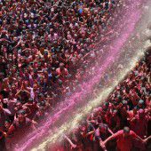 Fest der Farben in Indien