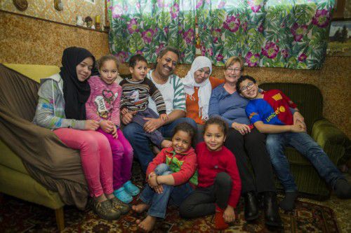 Flüchtlingshelferin Gerda Moser fühlt sich für die syrische Familie Rabah verantwortlich.