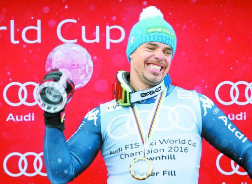 Gewann als erster Italiener den Abfahrt-weltcup: Peter Fill.